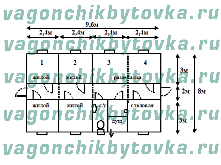 Модульное общежитие для студентов